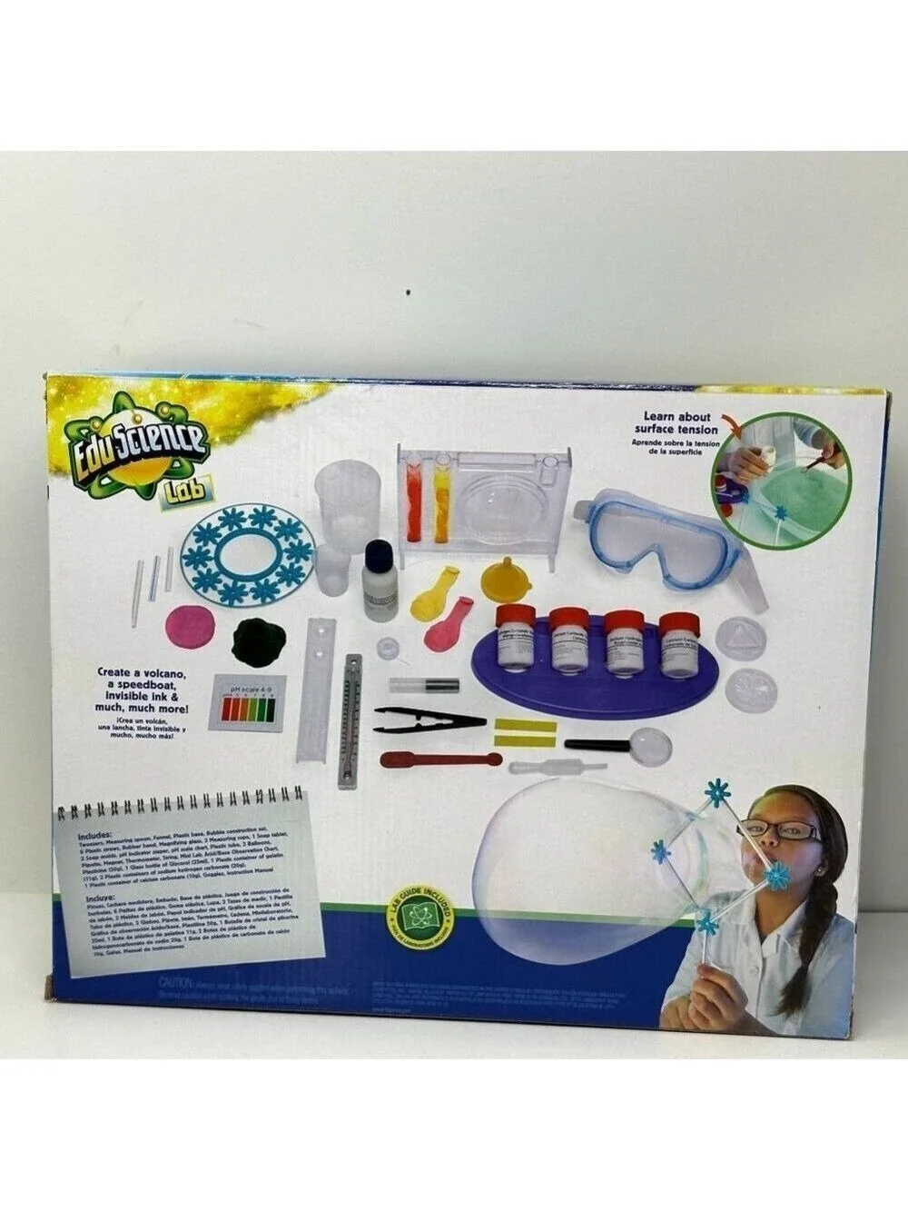 Edu-Science Lab Intro Chemistry STEM Kit Toys R Us READ Sealed 90+ Experiments